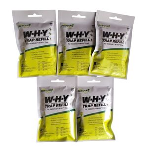 5-Rescue W-H-Y Trap Refill Packs wasps, hornets, yellow jackets Why Trap